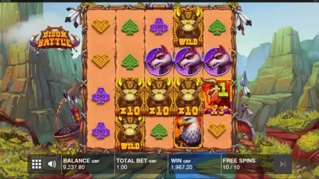 Bison Battle slot screenshot 4