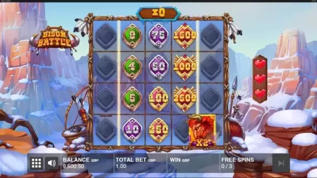 Bison Battle slot screenshot 1