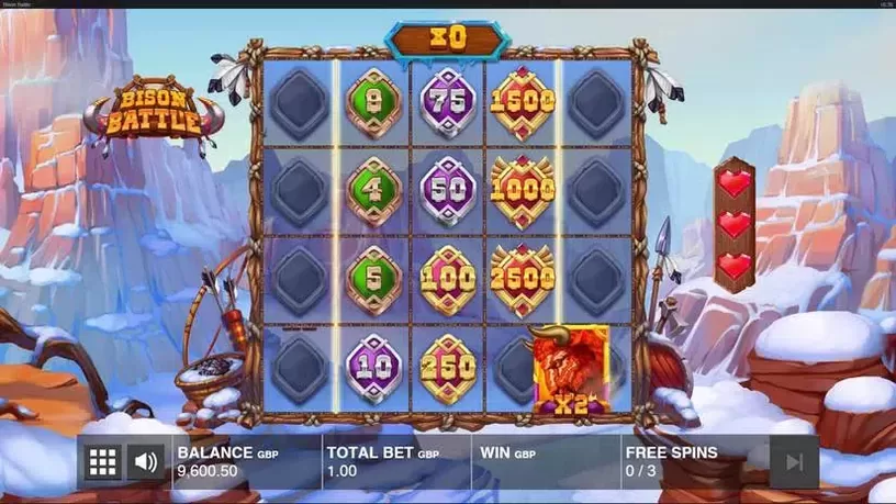 Bison Battle slot screenshot 1