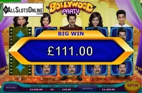 Screen 7. Bollywood Party from Sigma Gaming