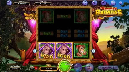 Booming Bananas slot screenshot 1