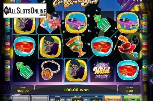 Win. Cat Scratch Fever from Greentube