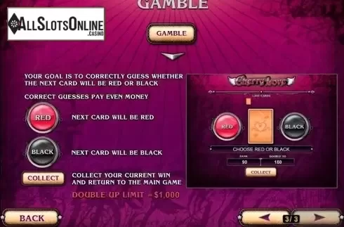 Paytable 4. Cherry Love from Playtech