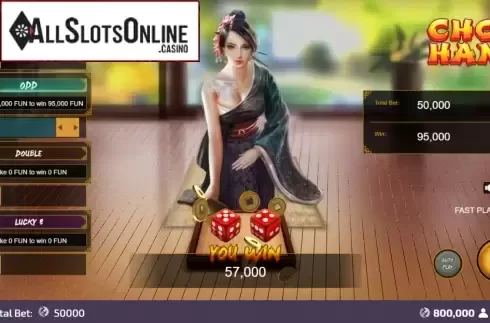 Win Screen 2. Cho Han from FunFair