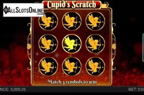 Scratch card game screen