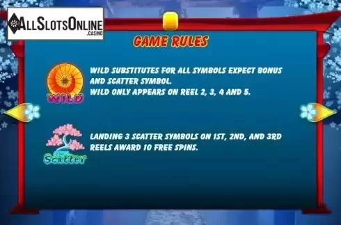 Game Rules screen 2