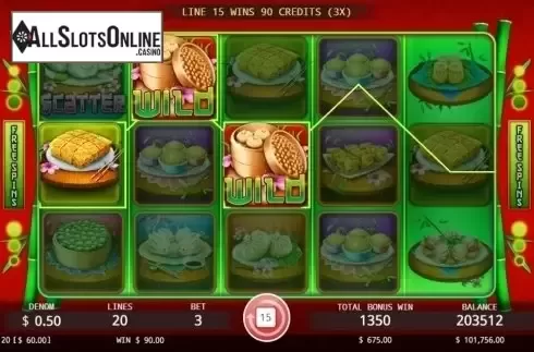 Wild Win screen. Dim Sum (KA Gaming) from KA Gaming