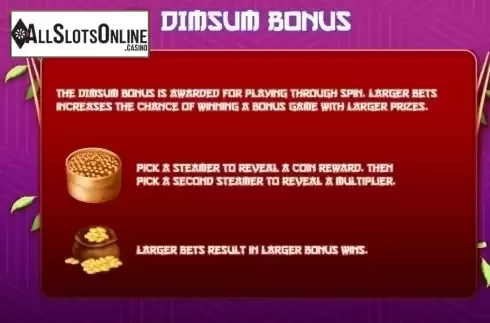 Paytable 5. Dim Sum (KA Gaming) from KA Gaming