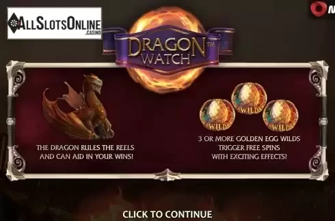 Intro screen