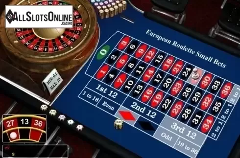 Game Screen. European Roulette Small Bets (iSoftBet) from iSoftBet