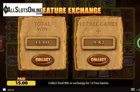 Free Spins or Prize Screen