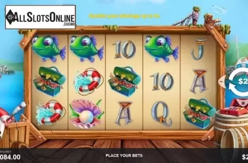 Reel Screen. Fishermans Bounty from Pariplay