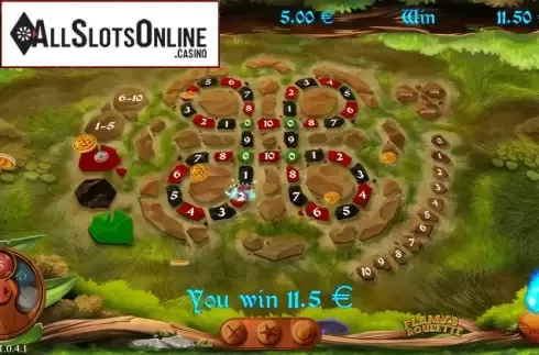 Win screen. Flamy's Roulette (R. Franco) from R. Franco