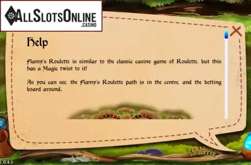 Help. Flamy's Roulette (R. Franco) from R. Franco