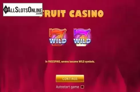 Start Game screen 2