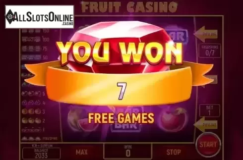 Free Games screen