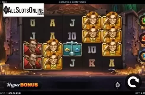 Reel Screen 1. Goblins & Gemstones from Kalamba Games