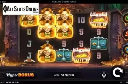 Win Screen. Goblins & Gemstones from Kalamba Games