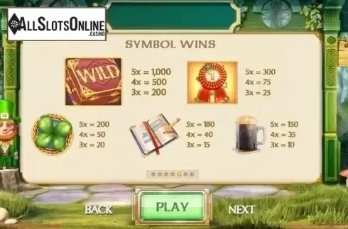 Screen2. Golden Leprechaun from Cayetano Gaming