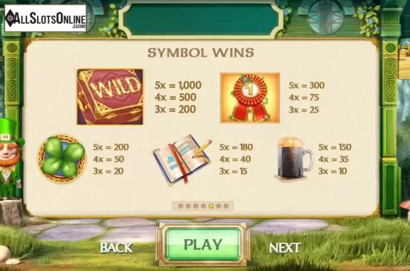 Screen2. Golden Leprechaun from Cayetano Gaming