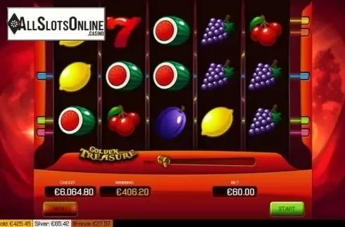 Win screen 1. Golden Treasure from Apollo Games