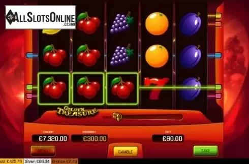 Win screen 3. Golden Treasure from Apollo Games
