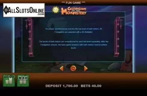 Free Spins 2. Guardians of the Monastery from Merkur