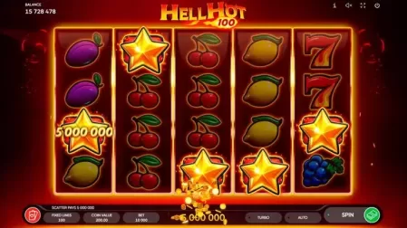 Hell Hot 100 slot screenshot 1