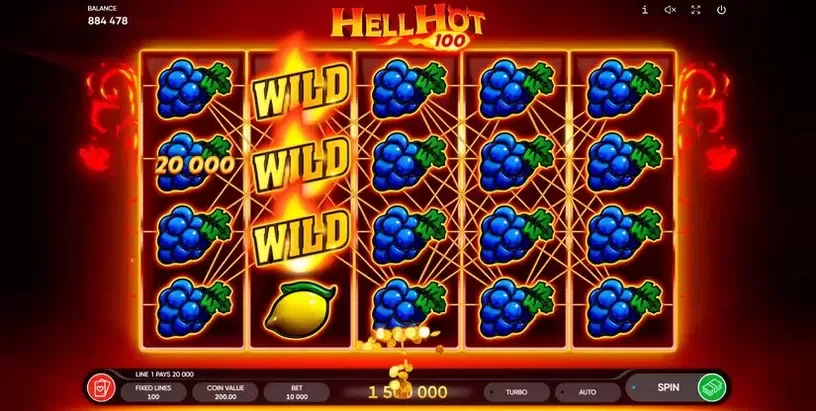 Hell Hot 100 slot screenshot 4