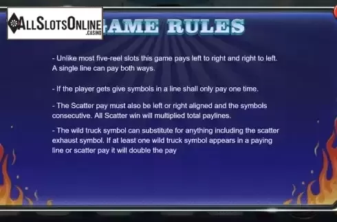 Game Rules Screen