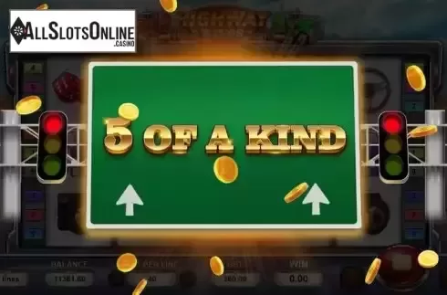 5 of a kind Screen