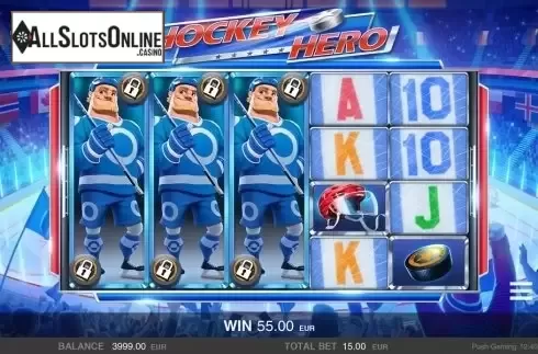 Screen 1. Hockey Hero from Push Gaming