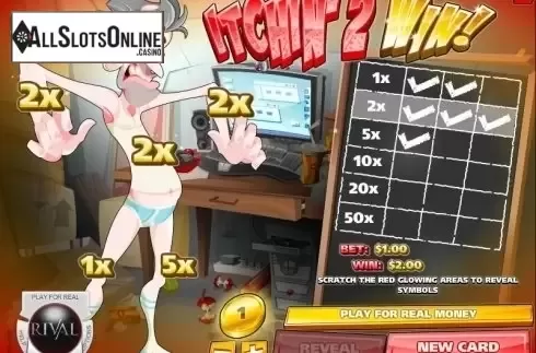 Screen3. Itchin' 2 Win Scratch and Win from Rival Gaming