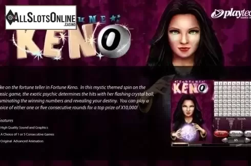Screen. Keno (Playtech) from Playtech