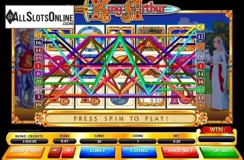 Screen6. King Arthur (Microgaming) from Microgaming