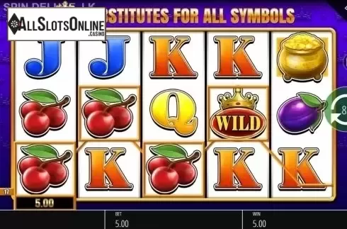 Win Screen 3. King Spin Deluxe from Blueprint