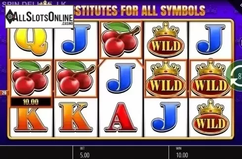 Win Screen 2. King Spin Deluxe from Blueprint