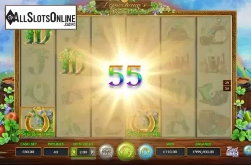 Win Screen 2. Leprechaun Reels from ReelNRG