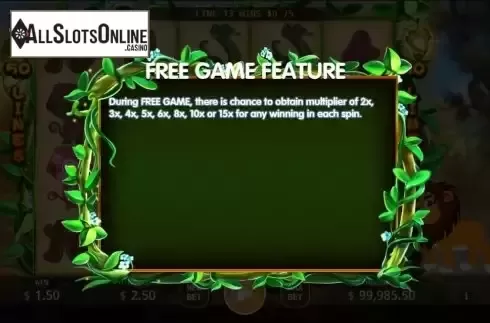 Free Games screen