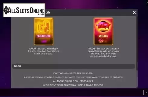 Game Features screen 2
