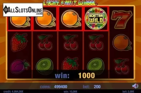 Game workflow 4. Lucky Fruit Wheel from Swintt