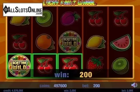 Game workflow 2. Lucky Fruit Wheel from Swintt