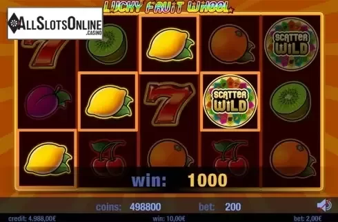 Game workflow 5. Lucky Fruit Wheel from Swintt