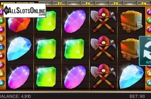 Screen 1. Lucky Miners from Spinomenal