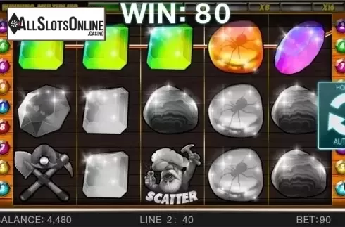 Screen 4. Lucky Miners from Spinomenal