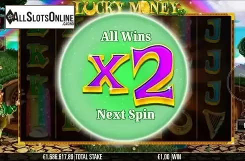Win Multiplier Spin Screen