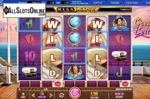 Win Screen 1. Megajackpots Ocean Belles from IGT