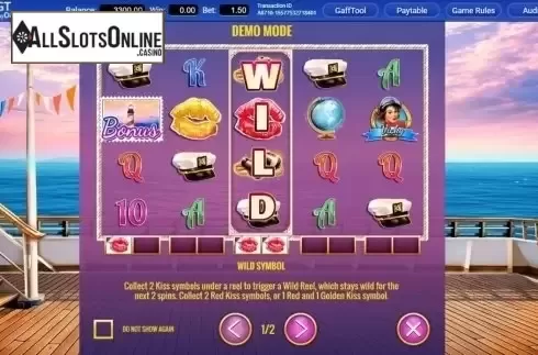 Start Screen. Megajackpots Ocean Belles from IGT