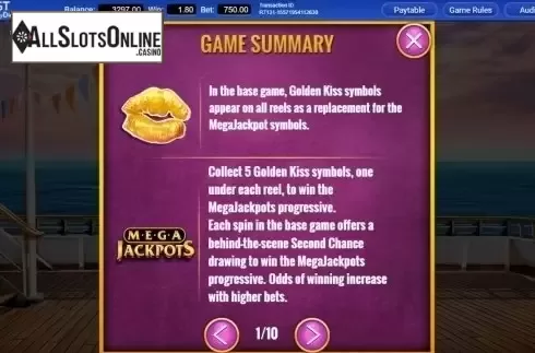 Features 1. Megajackpots Ocean Belles from IGT
