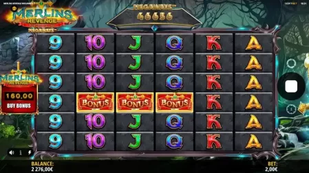 Merlin’s Revenge Megaways slot screenshot 4